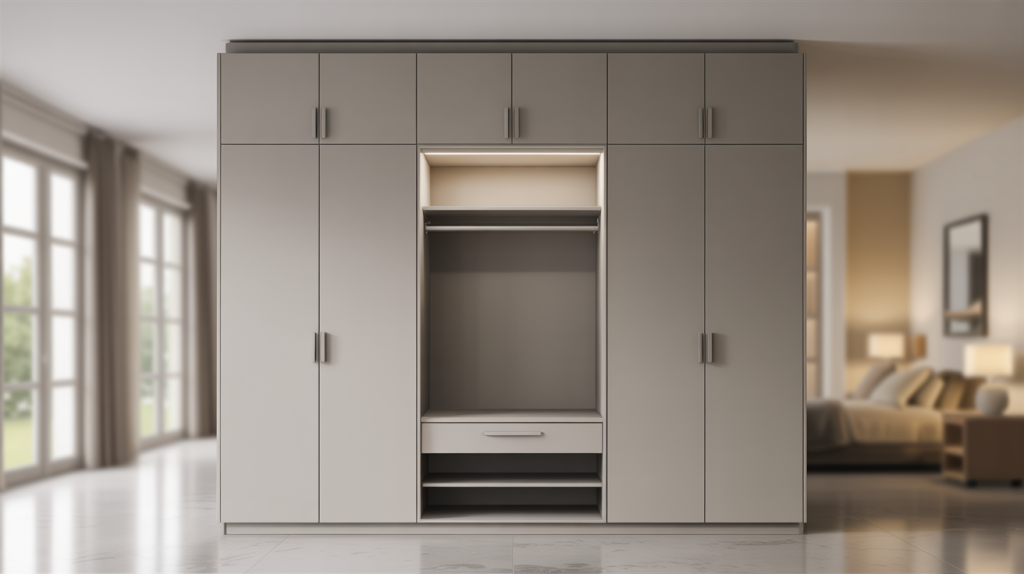 compact built in wardrobe designs