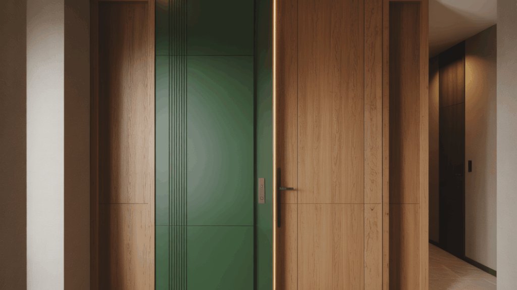 Interior Veneer Door with Dual-Tone