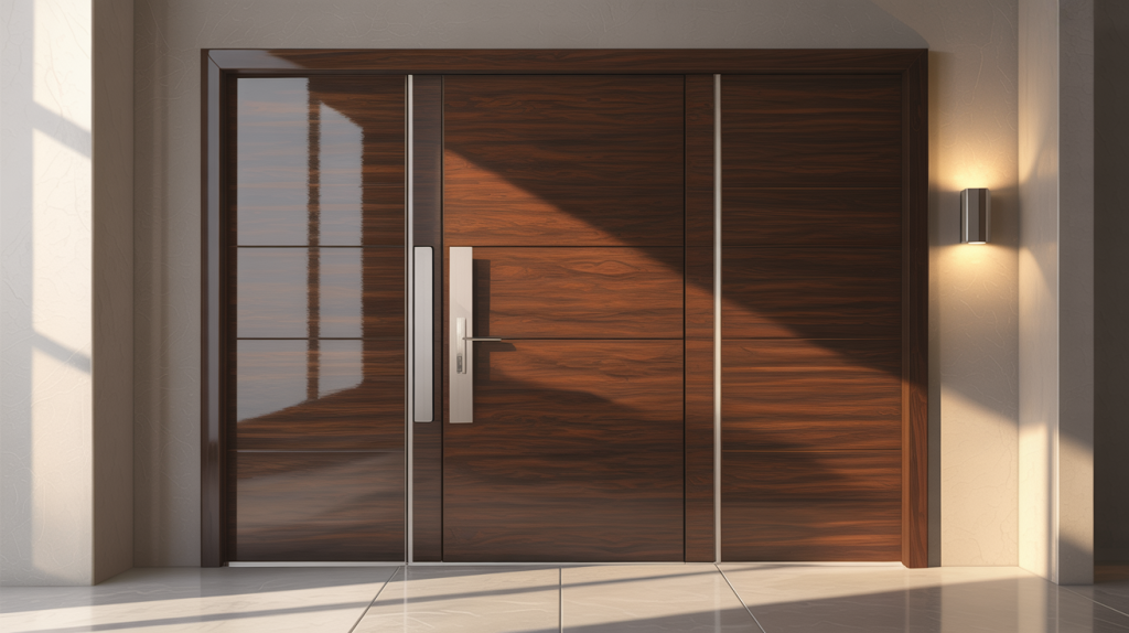Laminated modern main doors