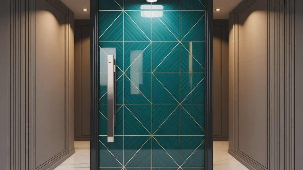Laminated vibrant door designs