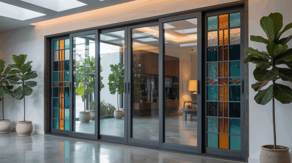 Artistic Glass Door