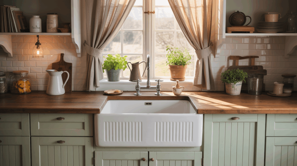 Farmhouse-Style Apron Front Sink