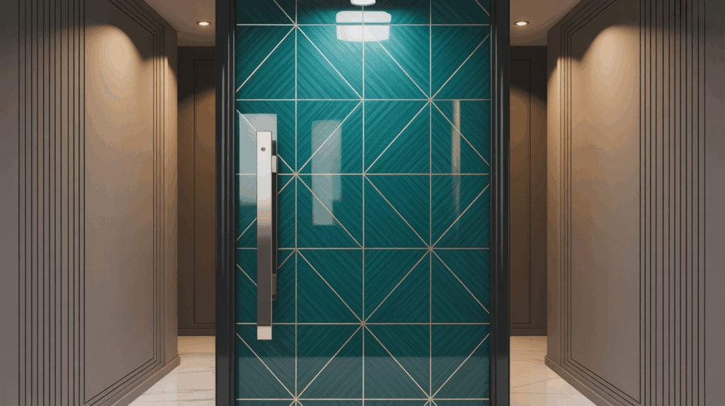 Laminated vibrant door designs