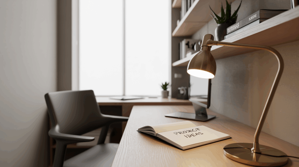 Minimalist Modern Study Room
