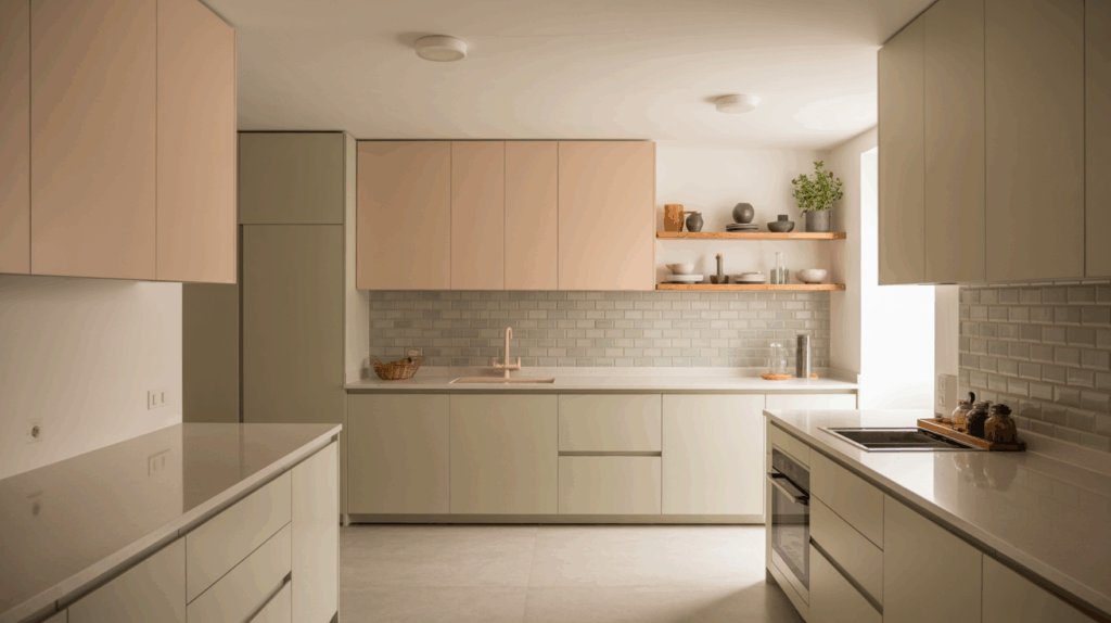 Minimalist Parallel Kitchen Layout