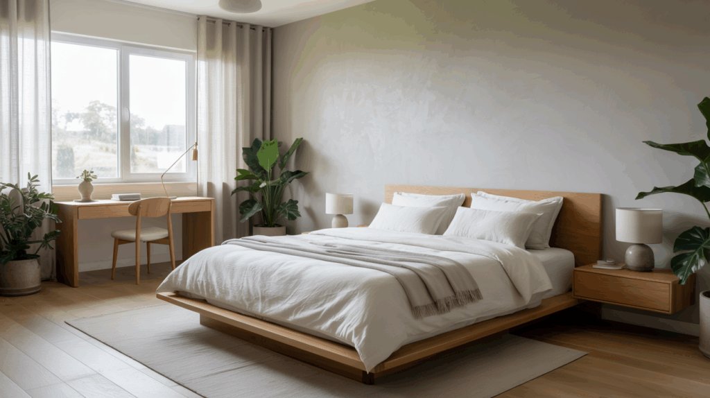 Minimalist Scandinavian Master Bedroom