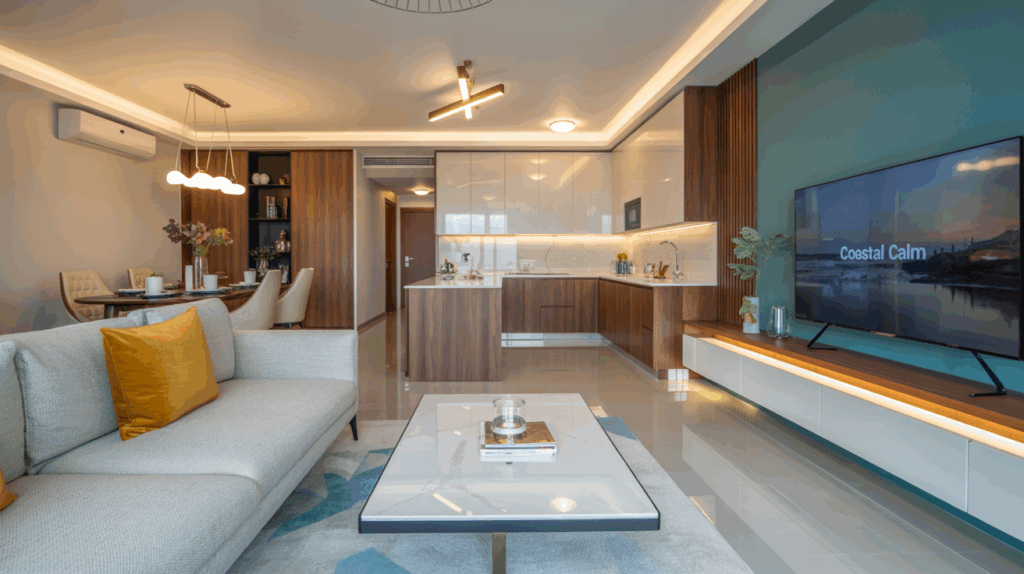 Modern Luxury 2BHK Interior
