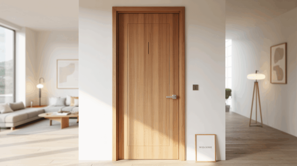 Modern Minimalist Solid Wood Door