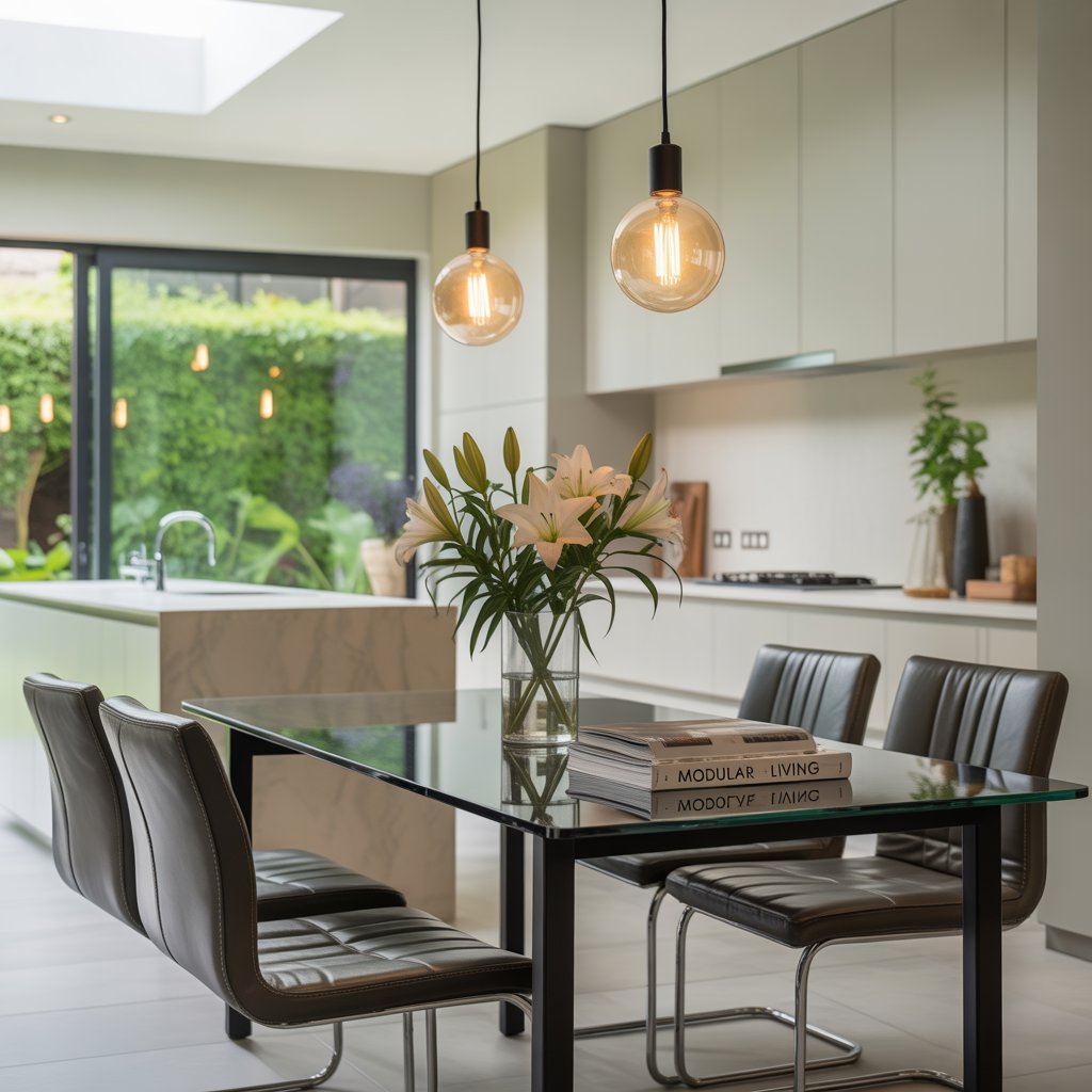 Modern Open-Concept Dining Area