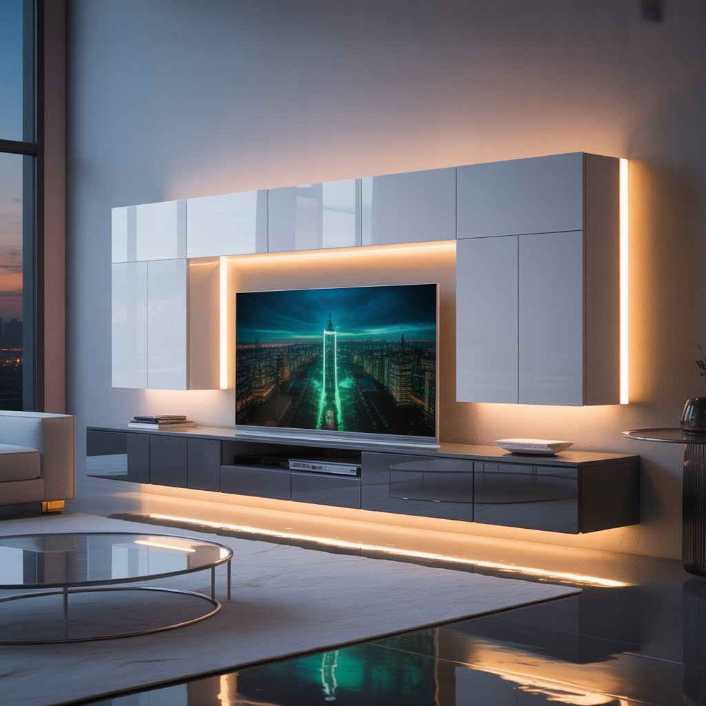 Premium Acrylic Finish TV Unit