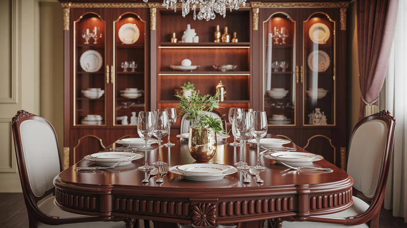 Not just a dining set, but a statement of luxury living.