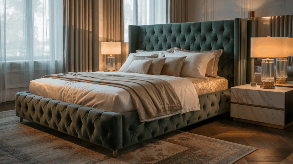 Where modern luxury meets timeless comfort – a bedroom crafted for elegance.