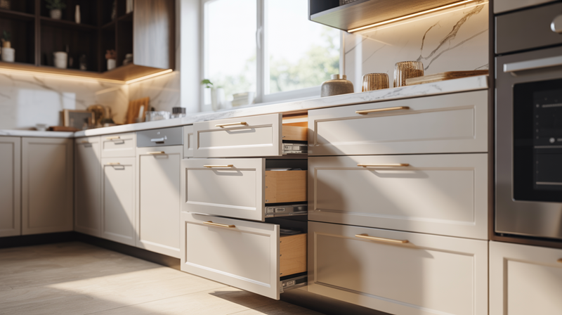 Smooth, silent, and stylish – kitchens designed for modern living.