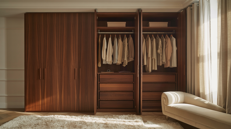 A wardrobe that doesn’t just store – it styles your bedroom