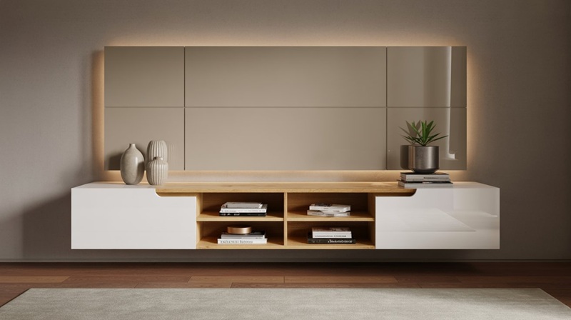 Luxury in every detail – a TV unit that speaks of sophistication.