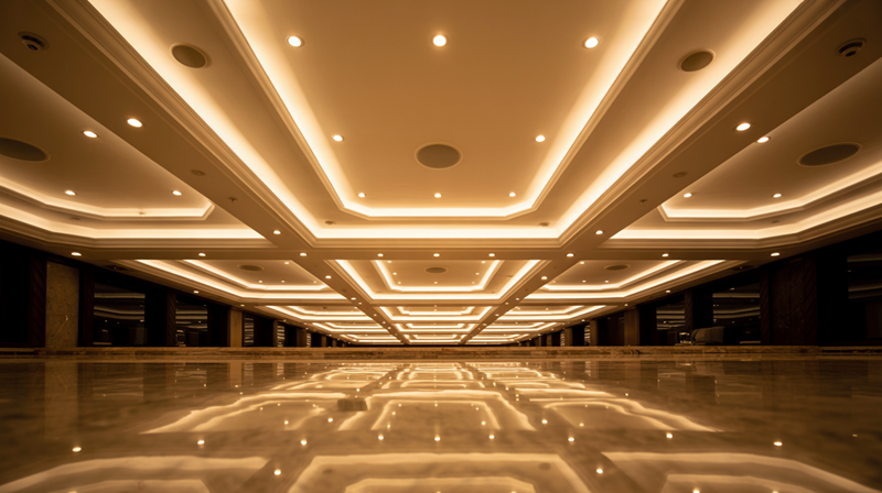 Where design meets illumination – LED false ceilings for a luxurious room