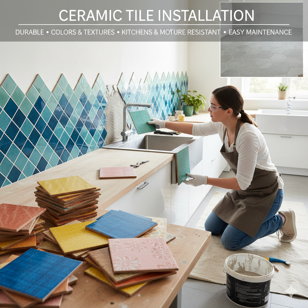 tile work services in Bhubaneswar