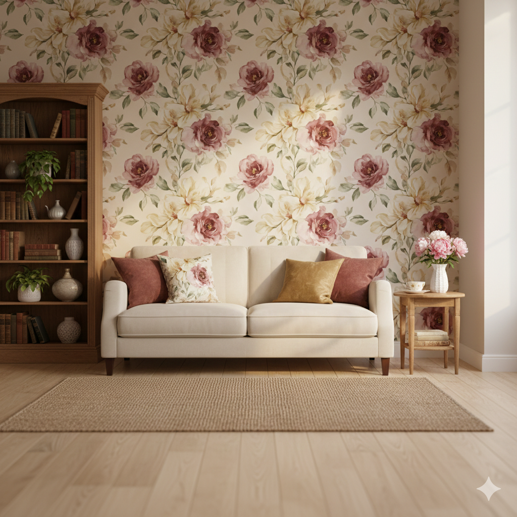 Floral Bloom wall painting services in bbsr