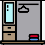 storage and wardrobe icon