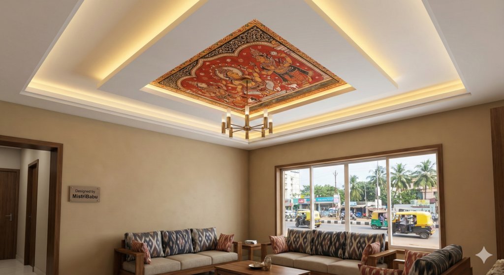 The Odia Fusion False Ceiling in Bhubaneswar
