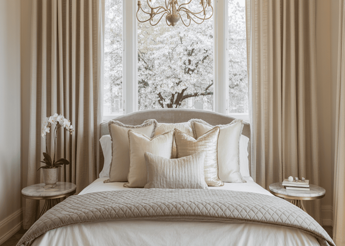 Elegant Guest Bedroom with Neutral Luxury