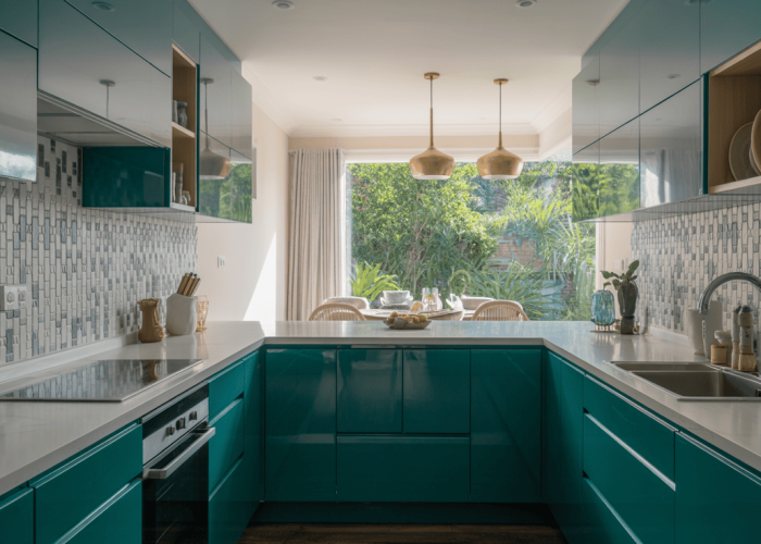 u-shaped kitchen designs