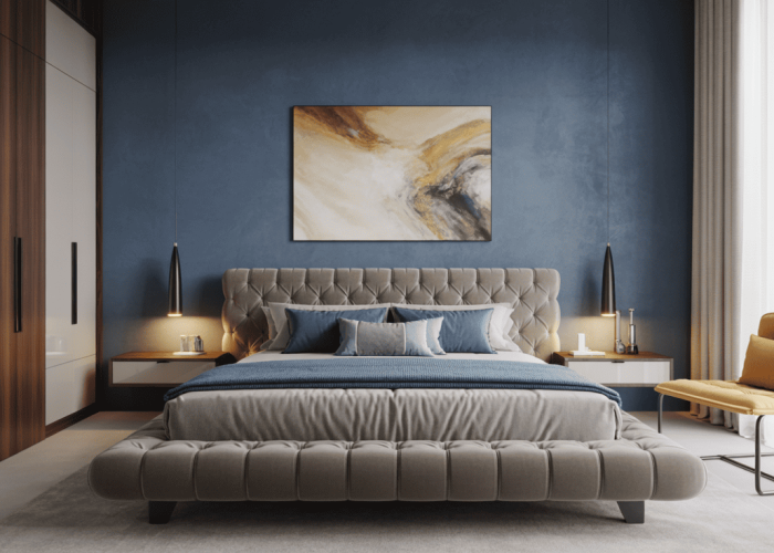 master bedroom in Odisha