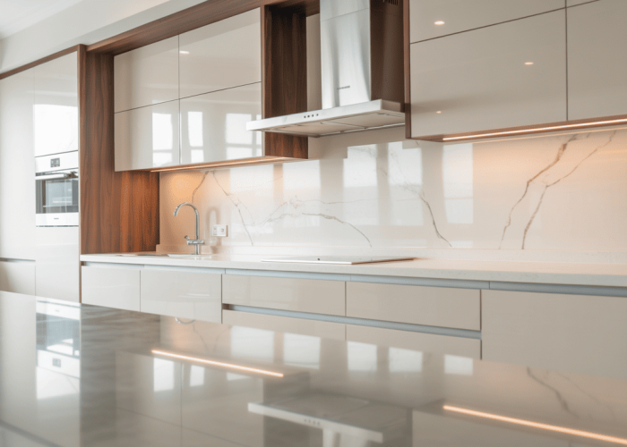 straight kitchen designs