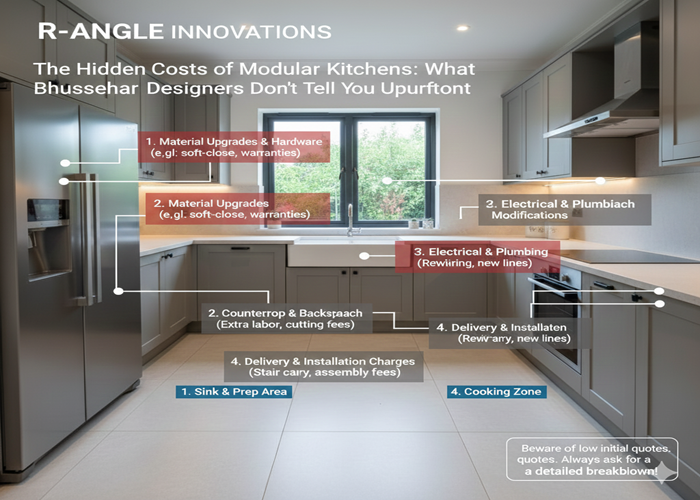 Modular Kitchen Designer In Bhubaneswar | Hidden Costs | R-Angle
